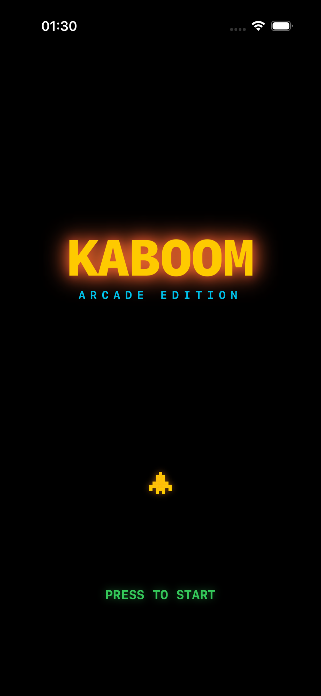 Kaboom App Screen